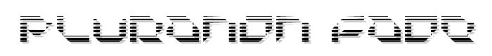 Pluranon Fade font